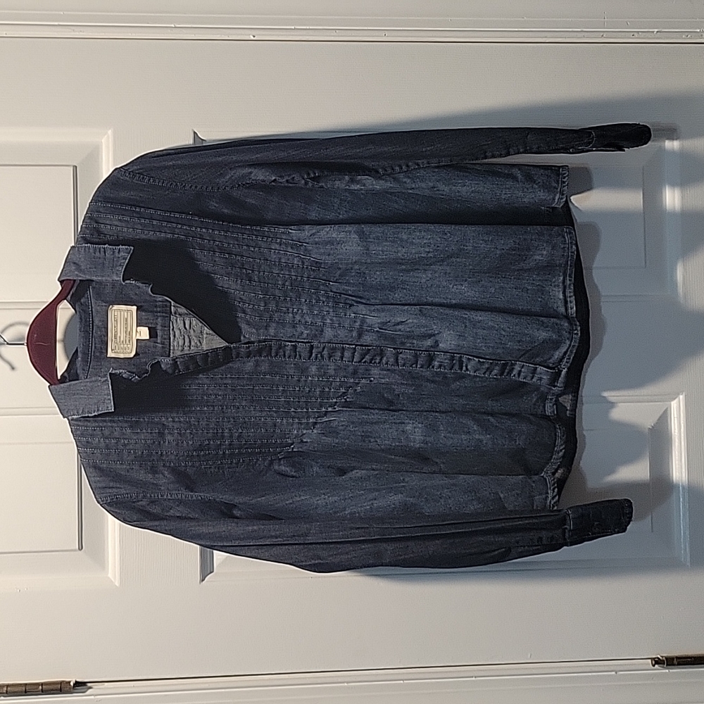 Current/ Elliot Blue Denim Blouse